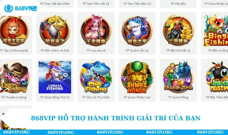 Bắn Cá 868VIP 220 868VIP hỗ trợ hành trình giải trí của bạn