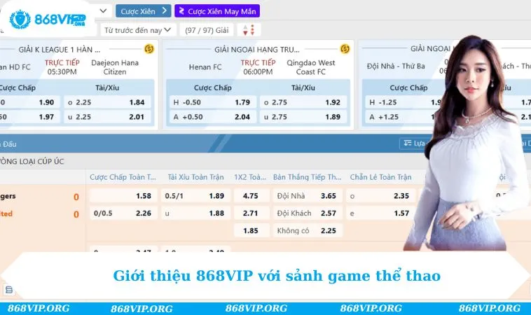Giới Thiệu 868VIP 135 Giới thiệu 868VIP với sảnh game thể thao